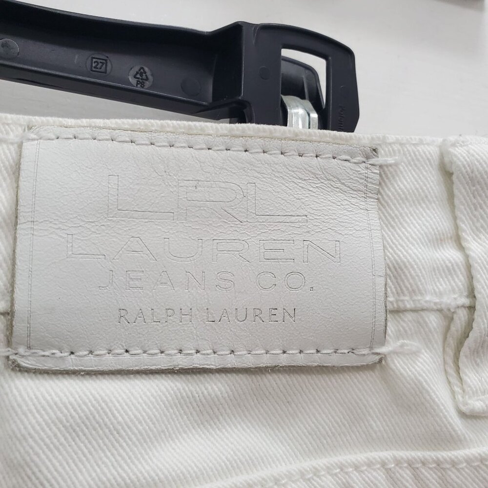 Lauren‎ Ralph Lauren Jeans Co. Women's Vintage White Denim Straight Leg Size 12 - Picture 5 of 7